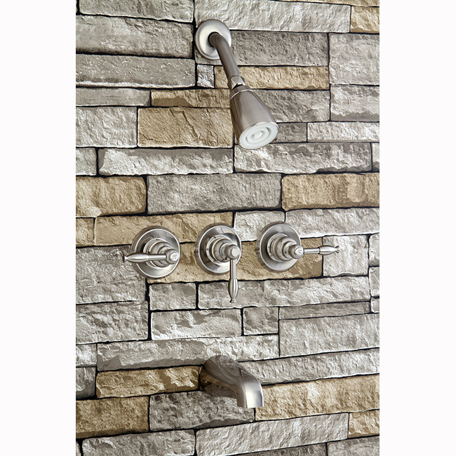 Kingston Brass Knight Volume Control Tub and Shower Faucet & Reviews